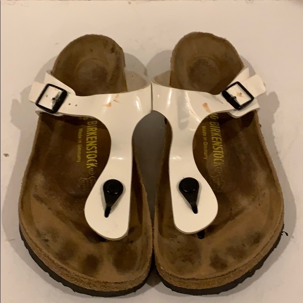 Birkenstock gizeh white sz 9